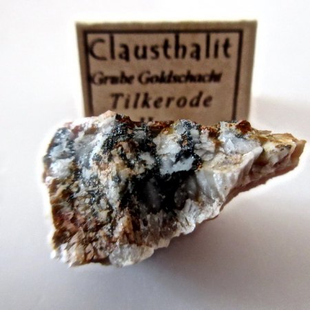 Clausthalit Grube Goktschacht,Tilkerode,Harz.JPG