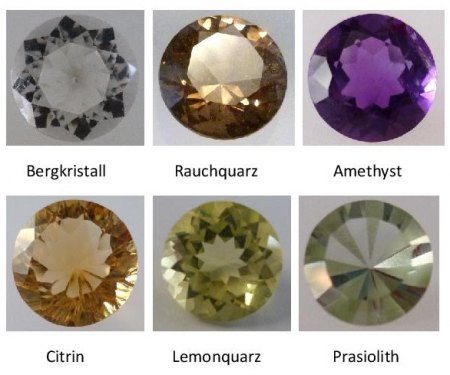 Quarzgruppe Bergkristall Rauchquarz Amethyst Citrin Lemonquarz Prasiolith.jpg